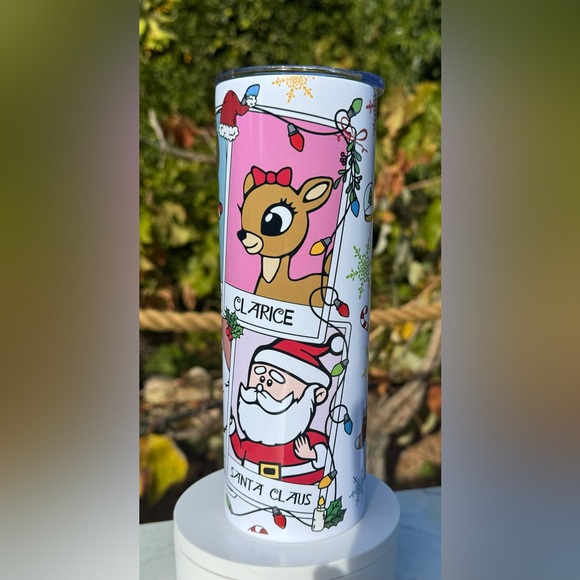 Rudolph the Red Nosed Reindeer 20oz tumbler - Picture 5 of 6